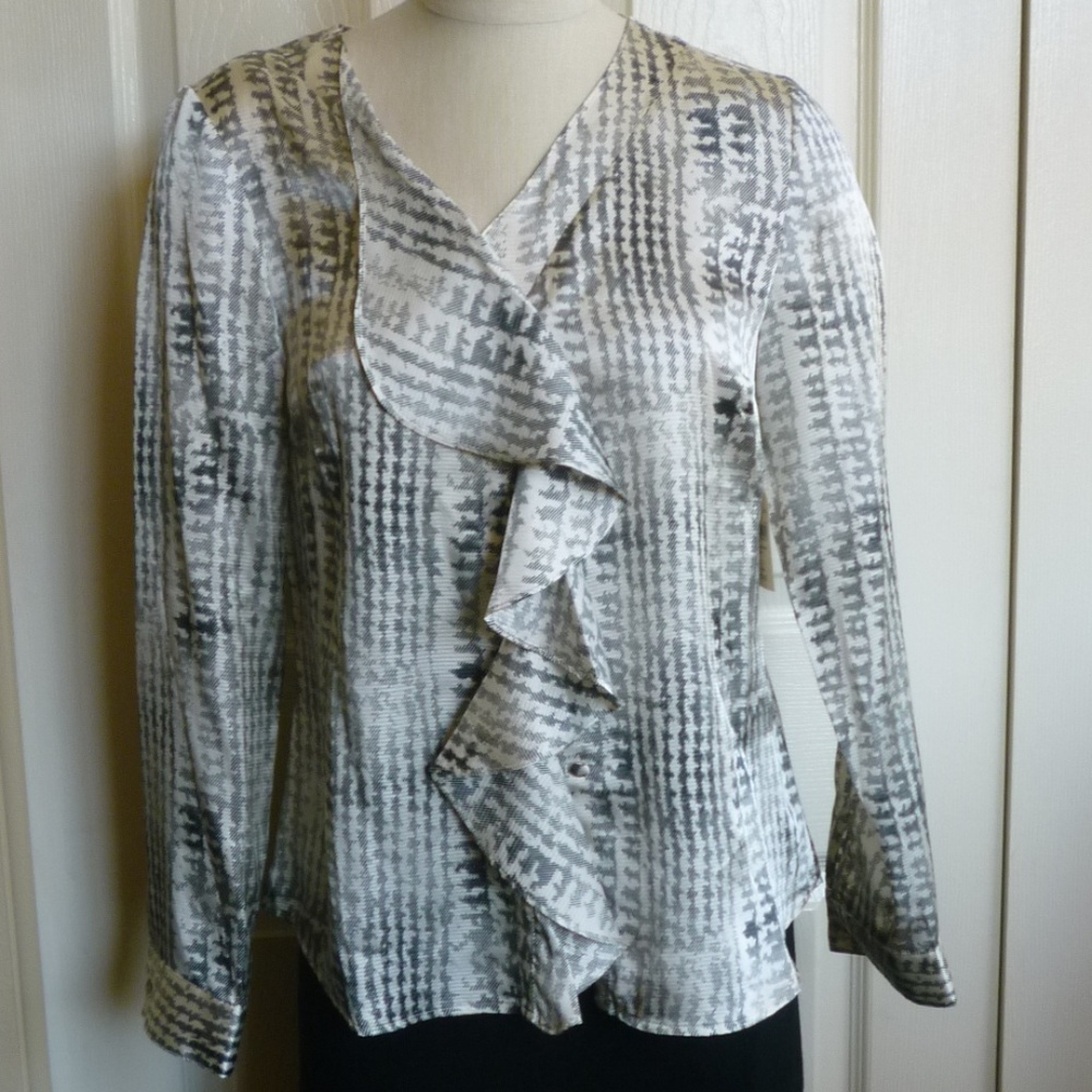 Coldwater Creek – Elegant Textured Blouse